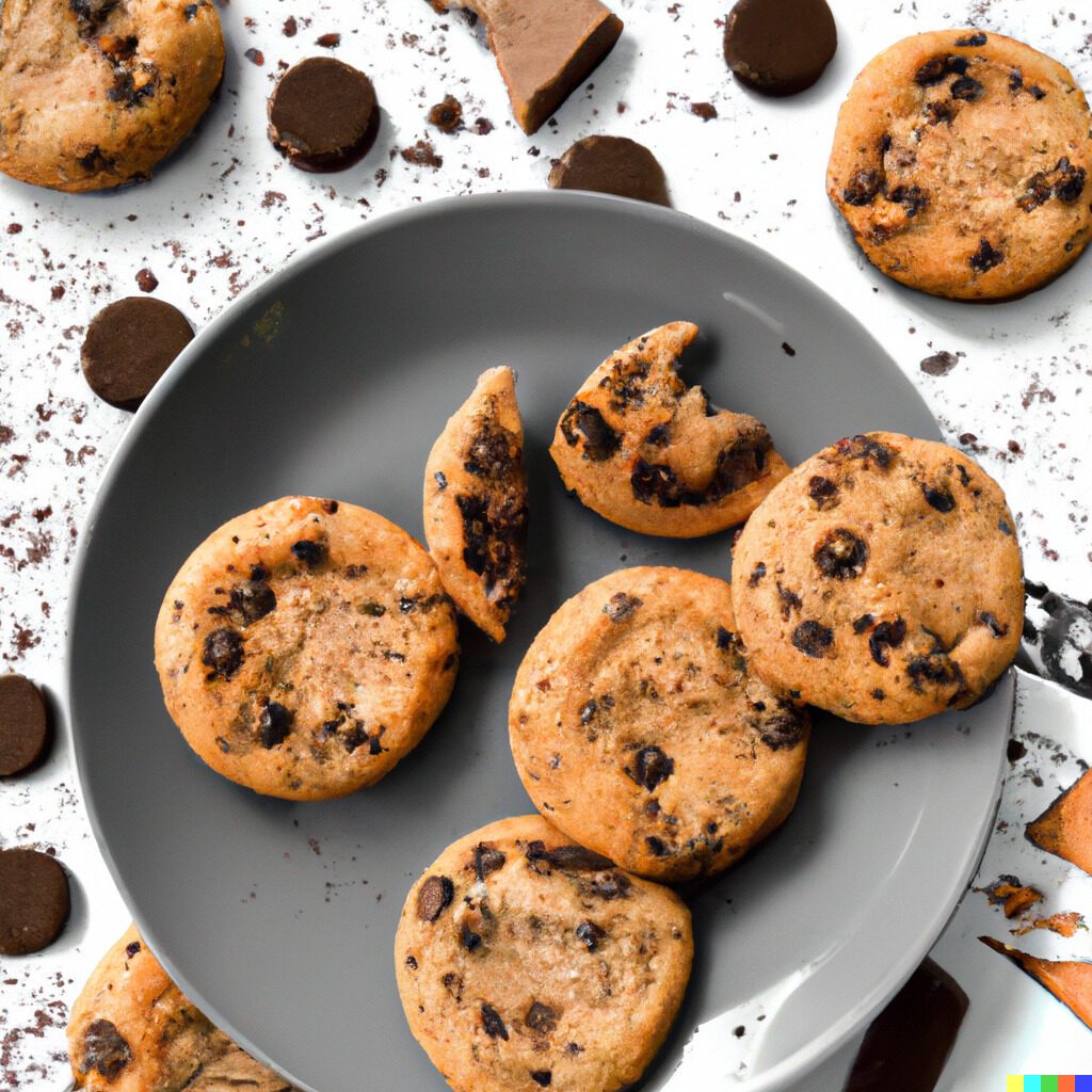 vegan oreo chocolate chip cookies