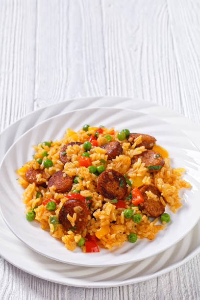 Delicious Sizzling Vegan Spicy Sausage Fried Rice Recipe By AK